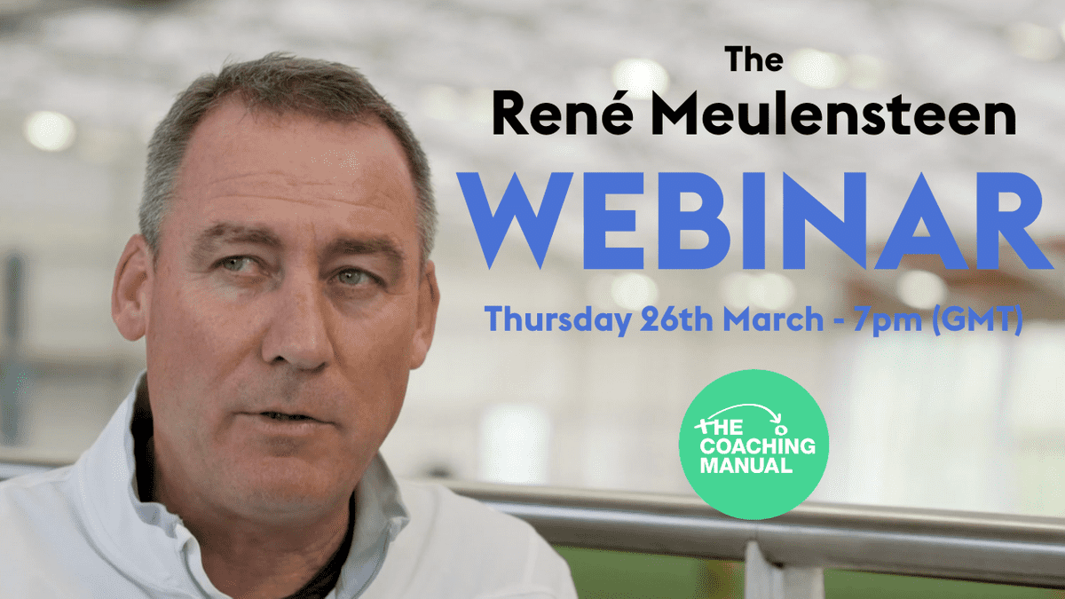 René Meulensteen webinar recording now live