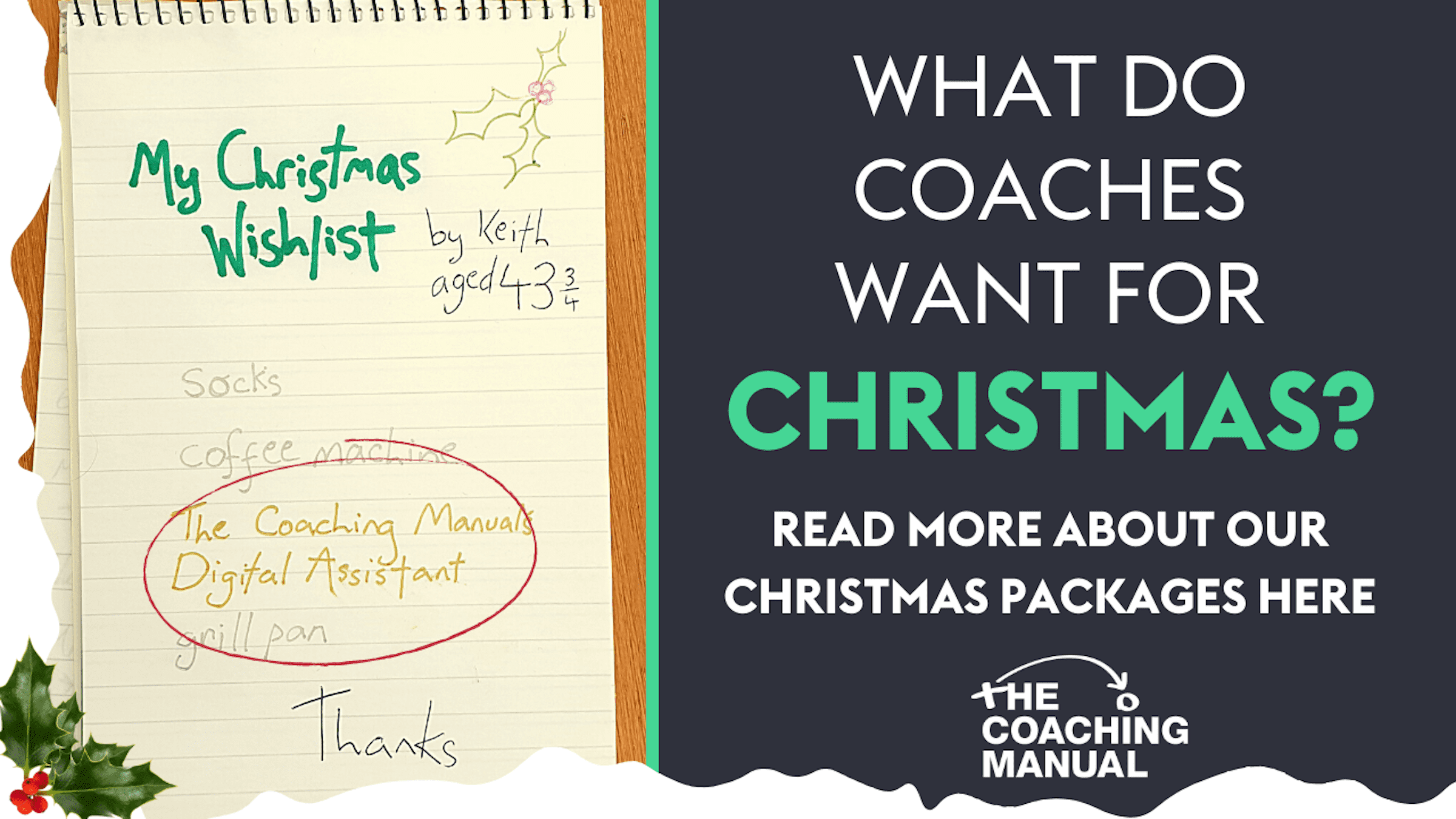 What do coaches want for Christmas?